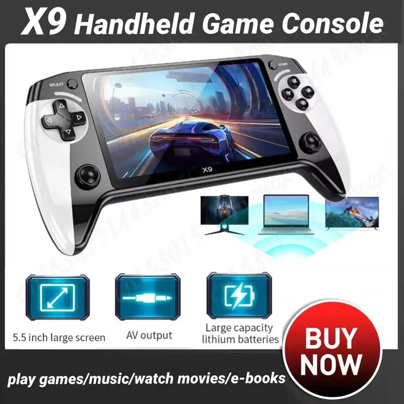 Gaming Console Type - Console de jeux vidéo portable X9