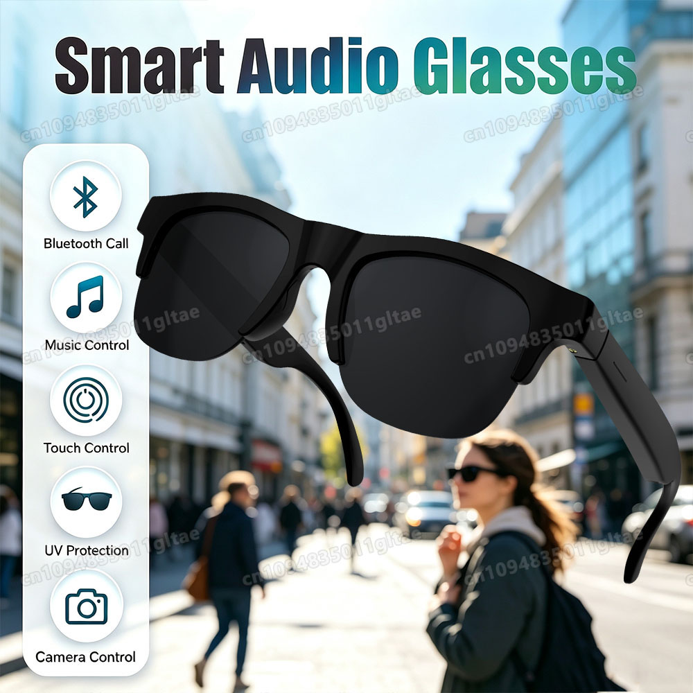 Headset Gaming Console - Nouvelles lunettes intelligentes V5.3 avec appels