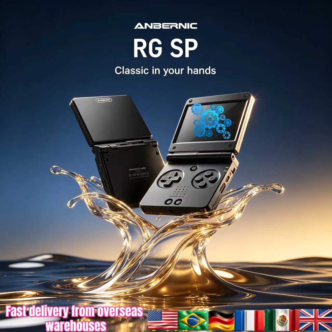 Gaming Console Anbernic - Console de jeu portable Anbernic RGSP
