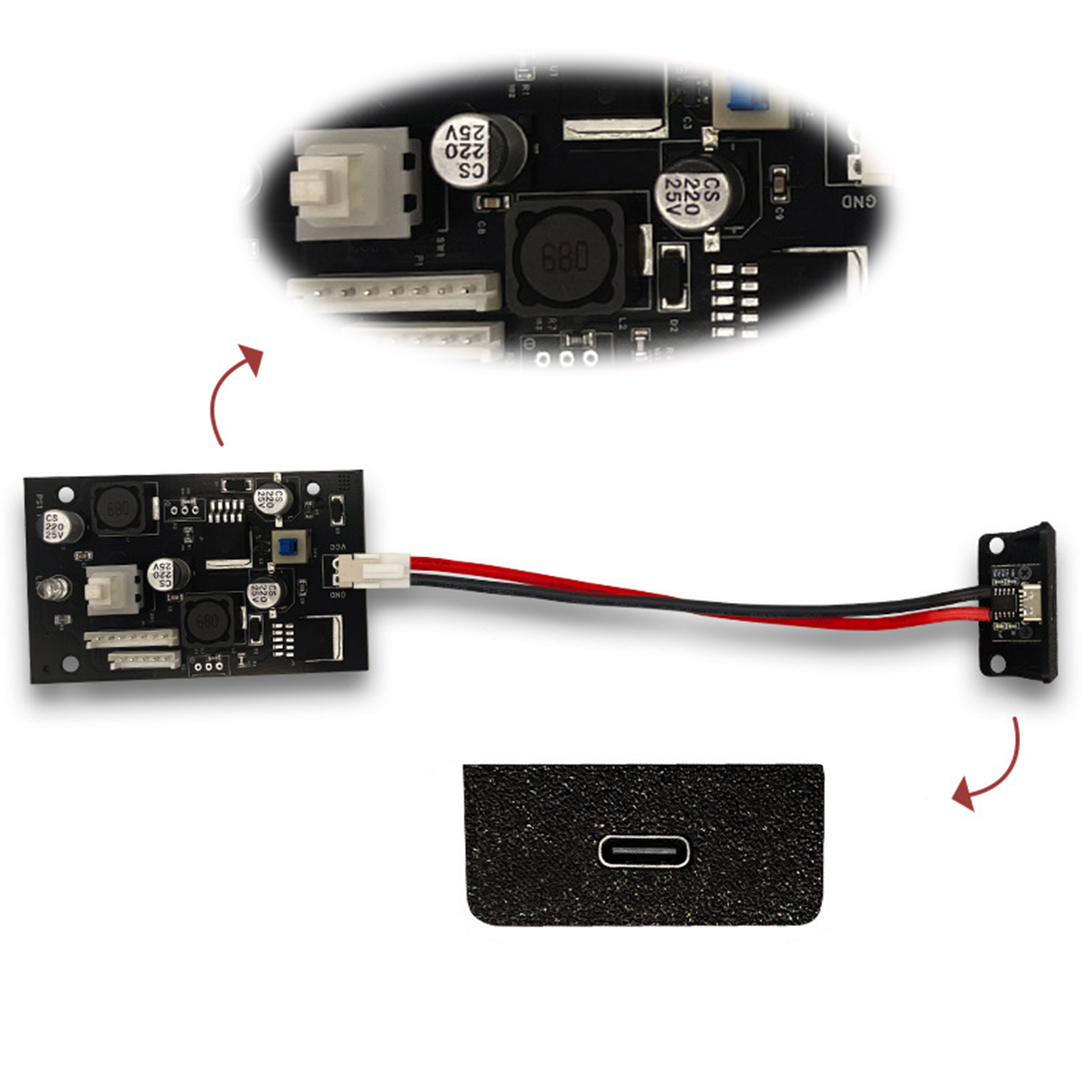 Console Gaming Steam - Carte d'alimentation de remplacement pour console