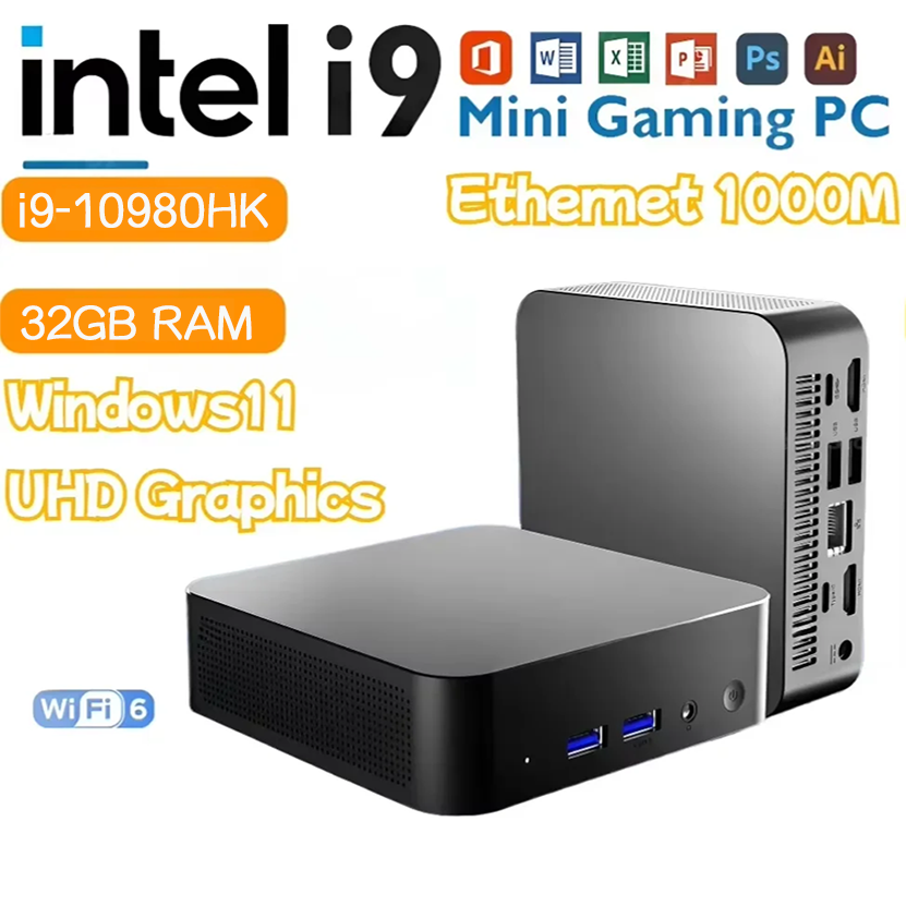 Gaming Console Mini - Mini PC de bureau portable pour