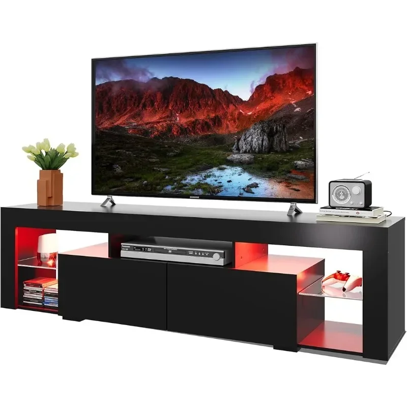 Gaming Console Room - Console TV en bois avec 2