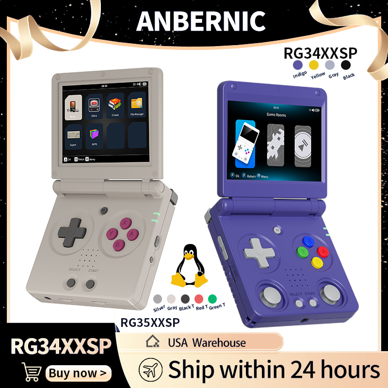 Anbernic RG34XXSP RG35XXSP Con - Gaming Console All In One avis et prix