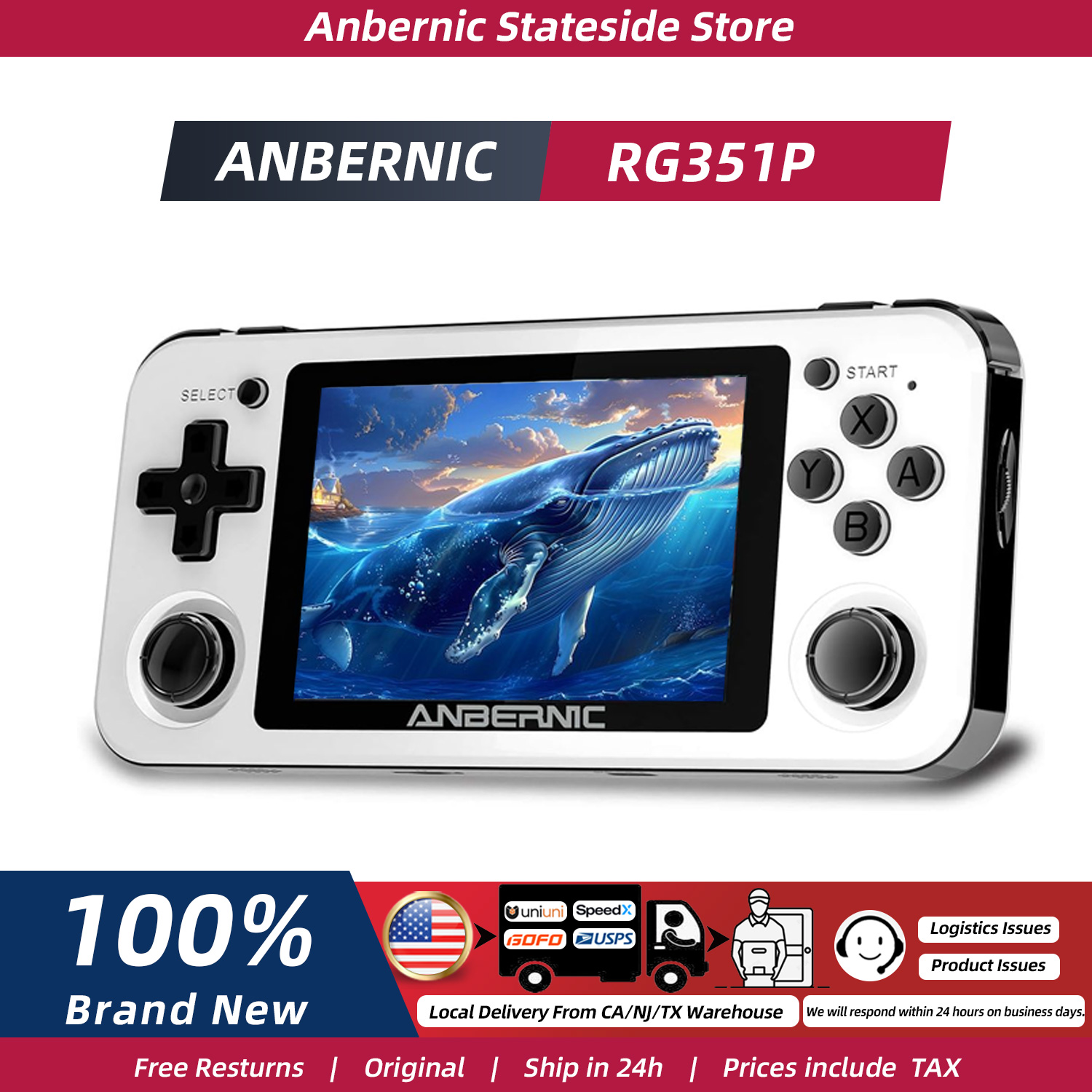 Console de jeu rétro portable  - Gaming Console Anbernic avis et prix