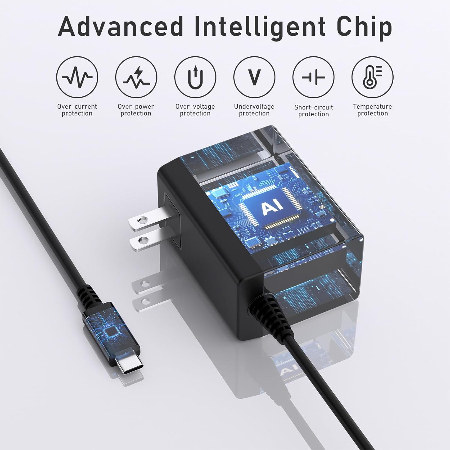 Chargeur type-c AC 100-240V, 1 - Gaming Console Type avis et prix