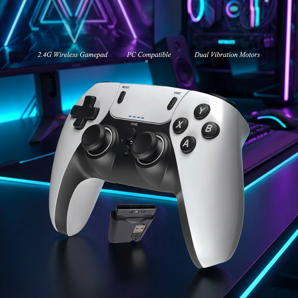 Manette de jeu sans fil, contr - Gaming Console Portable Pc avis et prix