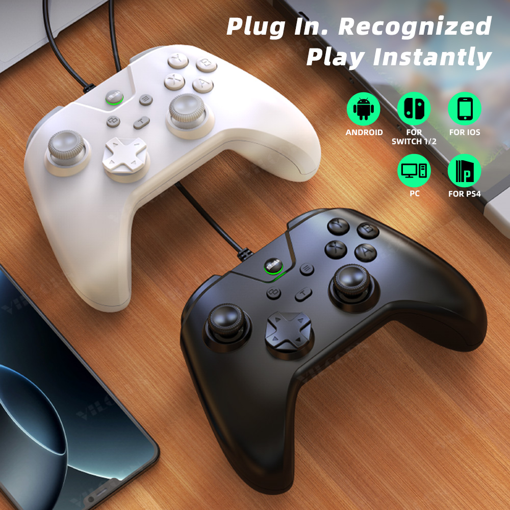 Manette de jeu filaire VILCORN - Console Gaming Steam avis et prix