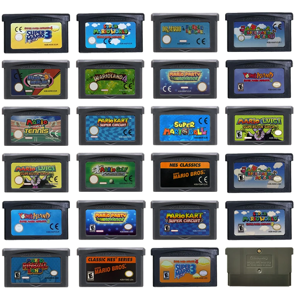 Cartouches de jeu GBA, série d - Gaming Console Mario avis et prix