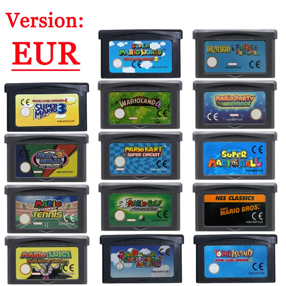 Cartouches de jeu GBA, série d - Gaming Console Mario avis et prix