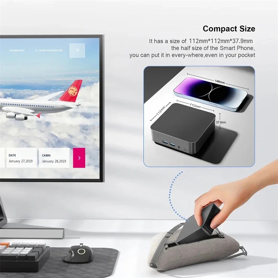 Mini PC de bureau portable pou - Gaming Console Mini avis et prix