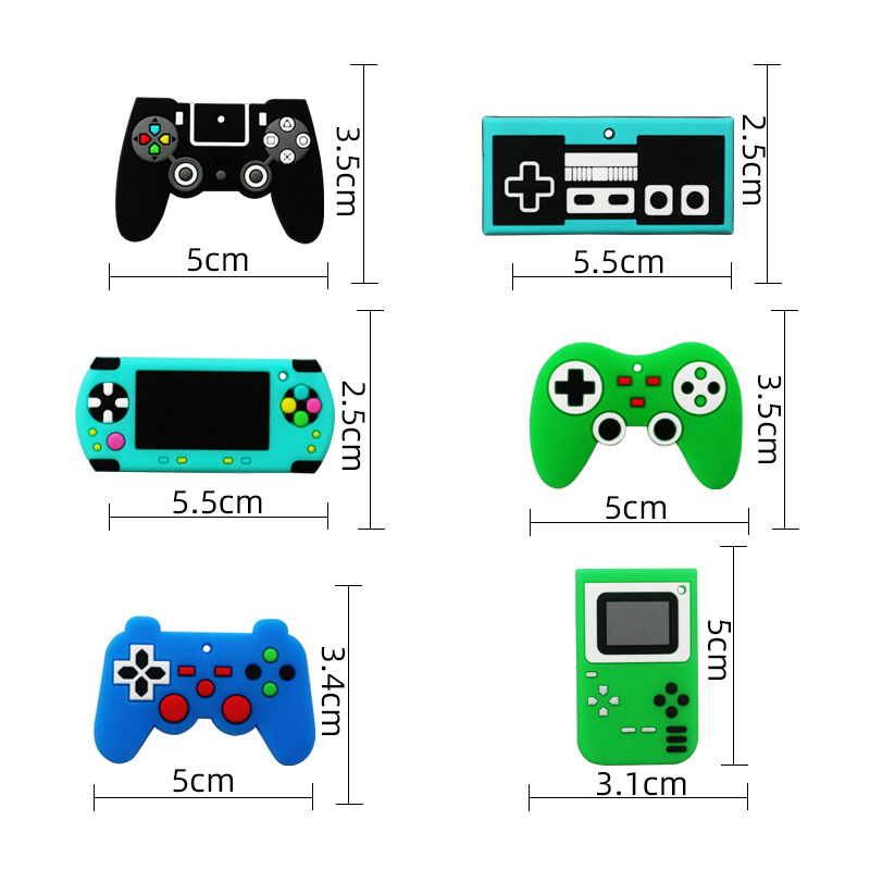 Porte-clés en PVC, 6/12 pièces - Gaming Console Keychain avis et prix