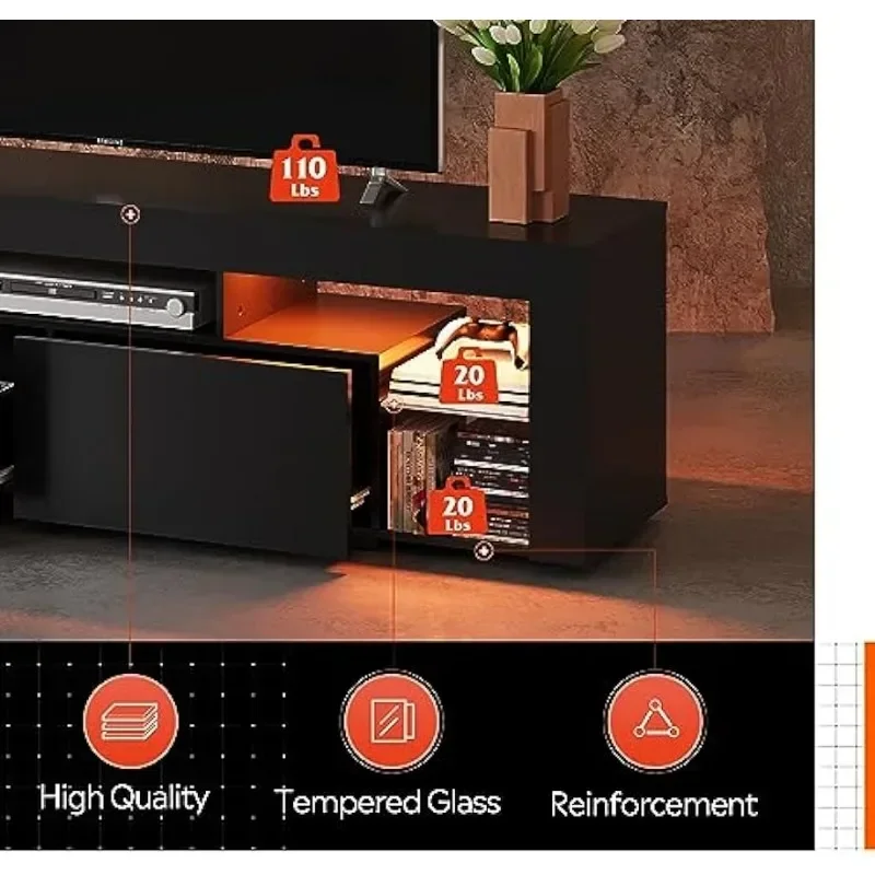 Console TV en bois avec 2 tiro - Gaming Console Room avis et prix