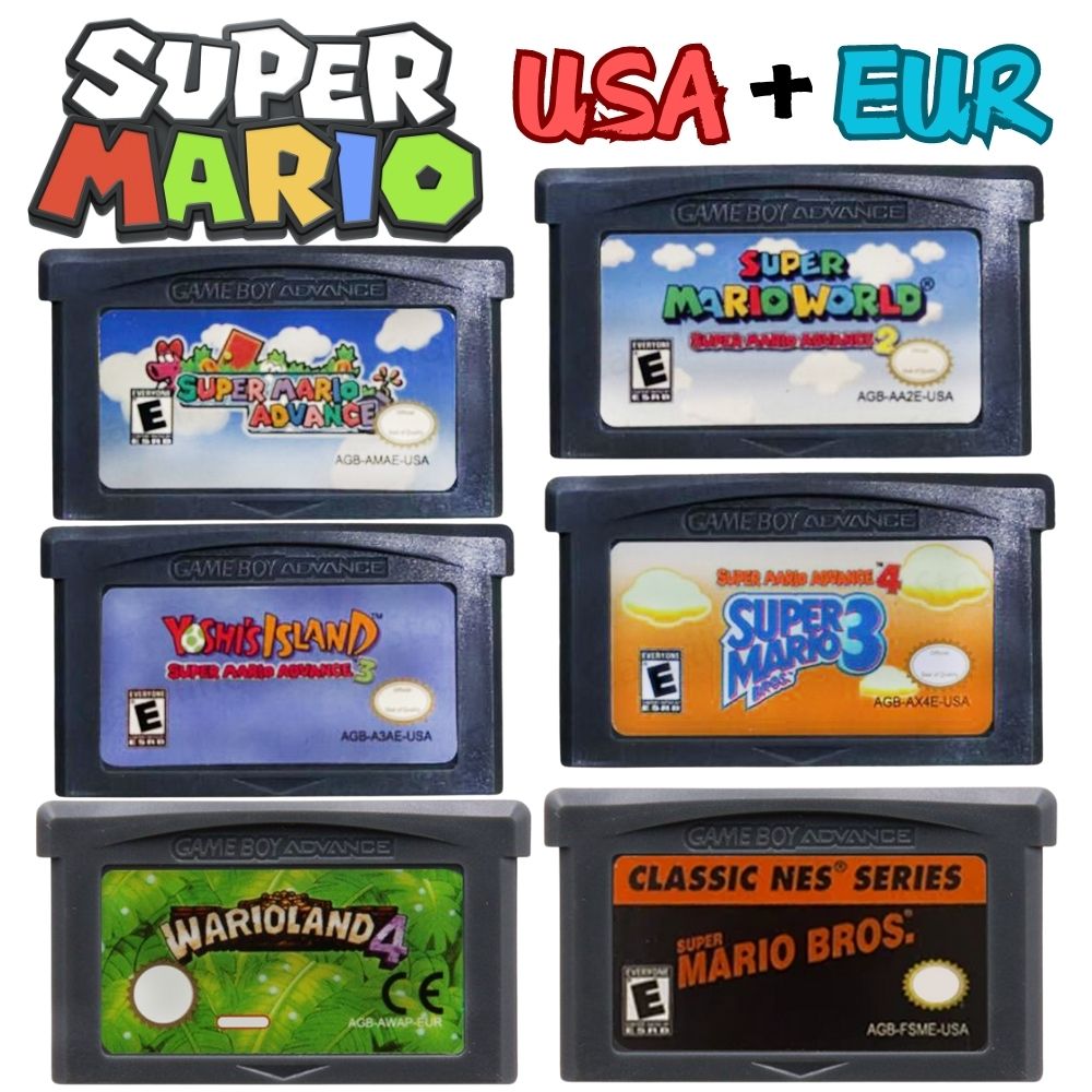 Cartouche de jeu GBA 32 bits W - Gaming Console Mario avis et prix