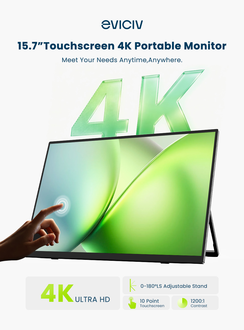 EVICIV 4K moniteur portable éc - Gaming Console Mini avis et prix