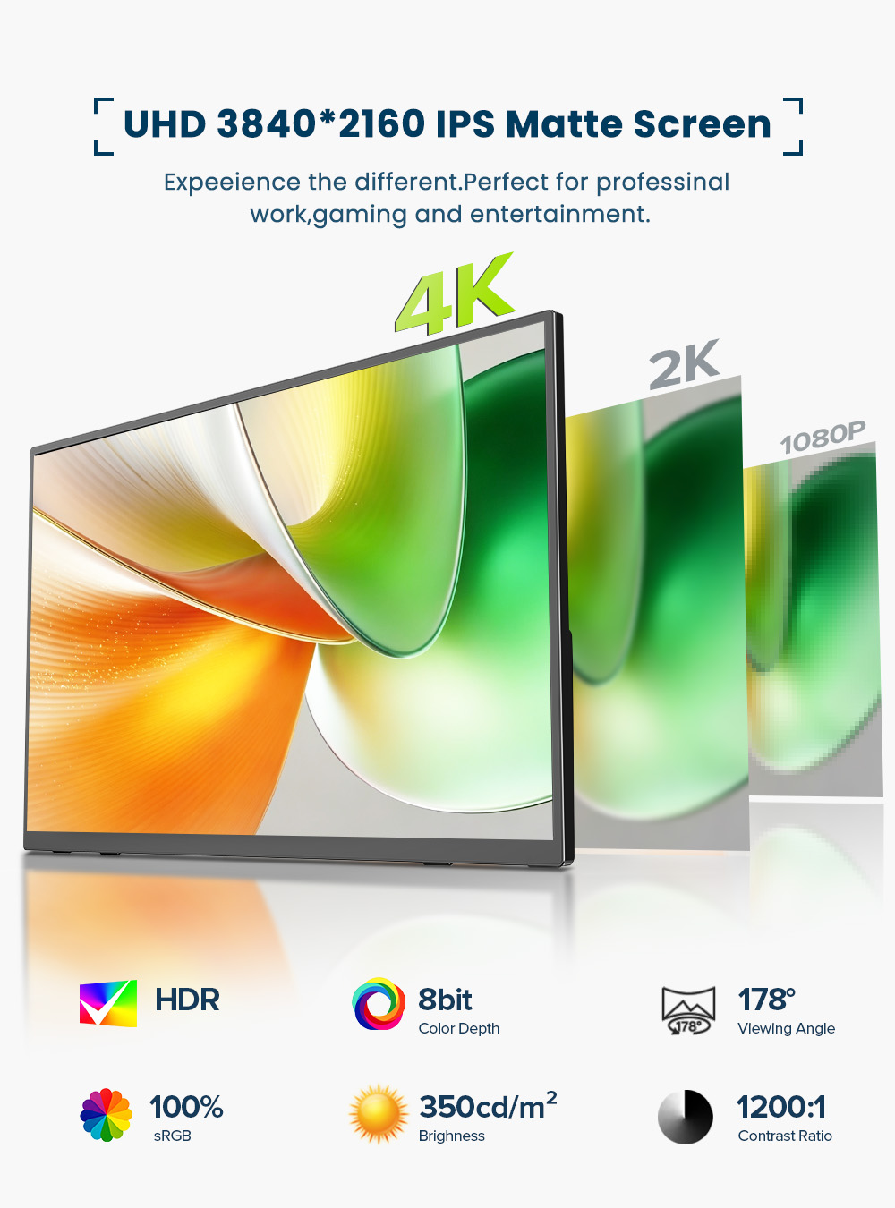 EVICIV 4K moniteur portable éc - Gaming Console Mini avis et prix